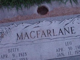 Betty Marie Starr Macfarlane Betty Marie Starr Macfarlane