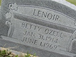 Betty Ozell Lenoir Betty Ozell Lenoir