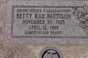 Betty Rae Pattison
