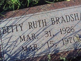 Betty Ruth Bradshaw