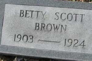 Betty Scott (Scott)? Brown