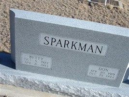 Betty Sparkman Betty Sparkman