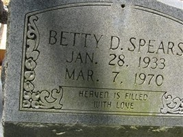 Betty Sue Daugherty Spears