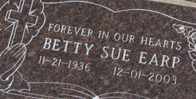 Betty Sue Earp