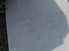 Betty Waits Tillman