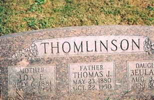 Beula Mae Thomlinson Beula Mae Thomlinson
