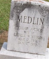 Beulah Aycock Medlin Beulah Aycock Medlin