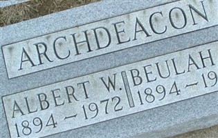Beulah M. Archdeacon Beulah M. Archdeacon