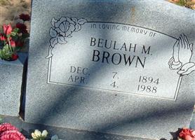 Beulah M. Chapman Brown