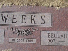 Beulah M. Stumbo Weeks Beulah M. Stumbo Weeks
