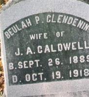 Beulah Pearle Clendenin Caldwell Beulah Pearle Clendenin Caldwell
