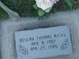 Beulah Thomas Ricks