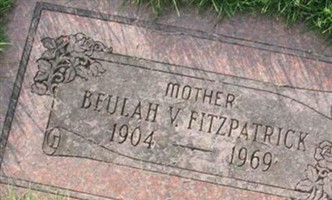Beulah V Fitzpatrick Beulah V Fitzpatrick