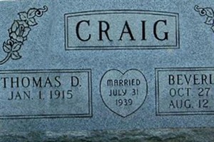 Beverly D. Craig Beverly D. Craig