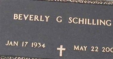 Beverly G Schilling