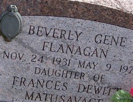 Beverly Gene Matusavage Flanagan Beverly Gene Matusavage Flanagan