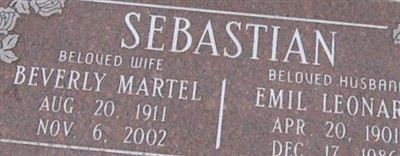 Beverly Martel Sebastian Beverly Martel Sebastian
