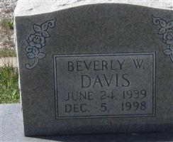 Beverly W Davis