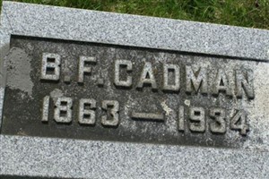 B F Cadman B F Cadman