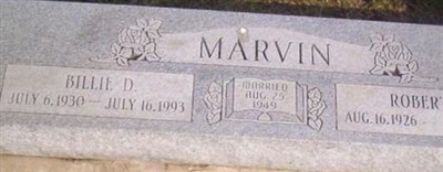 Billie D. Marvin Billie D. Marvin
