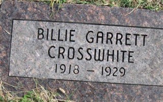 Billie Garrett Crosswhite Billie Garrett Crosswhite