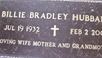Billie Jean Bradley Hubbard Billie Jean Bradley Hubbard
