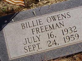 Billie Joyce Owens Freeman