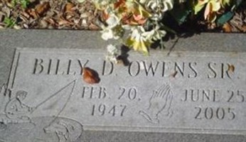 Billy D Owens, Sr