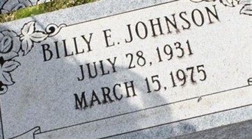Billy E Johnson