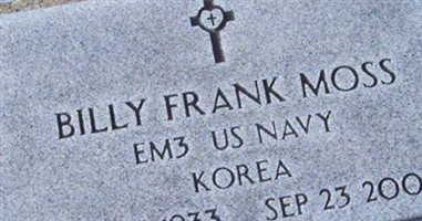 Billy Frank Moss Billy Frank Moss
