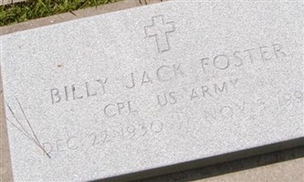 Billy Jack "Honey" Foster Billy Jack "Honey" Foster
