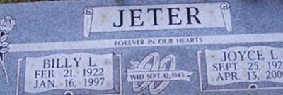 Billy LeVear Jeter Billy LeVear Jeter