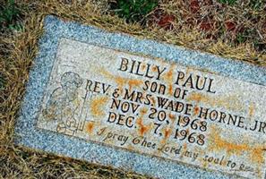 Billy Paul Horne