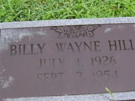 Billy Wayne Hill Billy Wayne Hill
