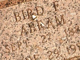 Bird Frank "Bert" Abram