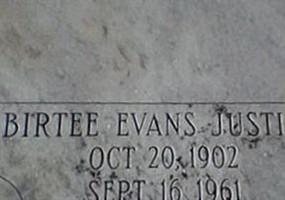 Birtee Evans Justic