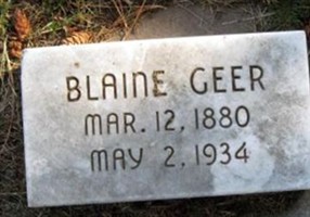 Blaine Geer Blaine Geer