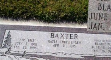 Blaine Willard Baxter Blaine Willard Baxter