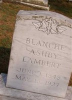 Blanche Ashby Lambert Blanche Ashby Lambert