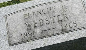 Blanche B. Webster Blanche B. Webster