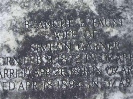 Blanche E. Faust Garner