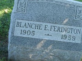 Blanche E. Ferington Blanche E. Ferington