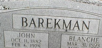 Blanche Hampton Barekman Blanche Hampton Barekman