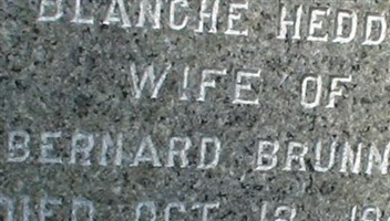 Blanche Hedden Brunner Blanche Hedden Brunner