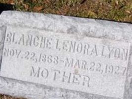 Blanche Lenora Lyon Blanche Lenora Lyon
