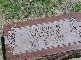 Blanche M Watson