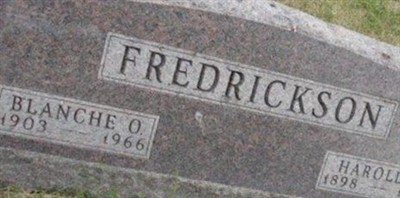 Blanche O Fredrickson Blanche O Fredrickson
