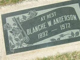 Blanche W Anderson