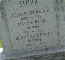 Blanche Weaver Shirk Blanche Weaver Shirk