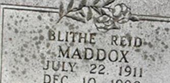 Blithe Reid Maddox Blithe Reid Maddox